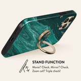 Burga Holder Telefon Ring Emerald Pool