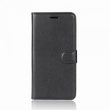Apple iPhone 7/8/SE Etui Litchi Svart