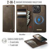 CaseMe iPhone 15 Pro Etui C49 Series Brun