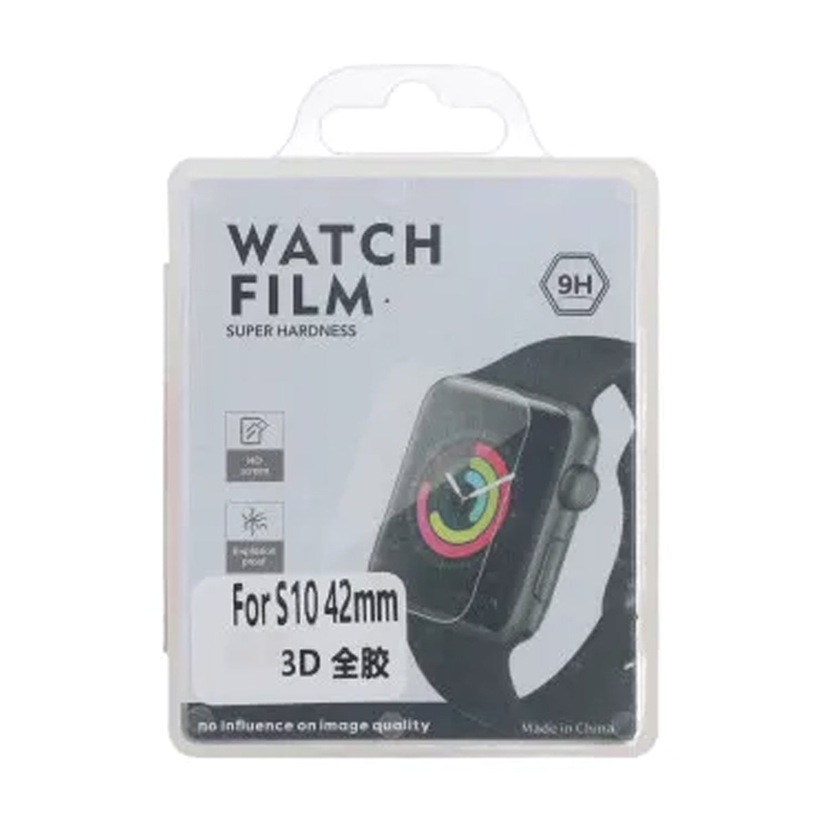 Apple Watch 42mm (Series 10/11) Skjermbeskytter Herdet glass 3D