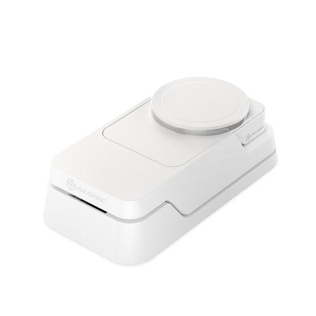 Alogic Matrix Ultimate 3-in-1 Trådløs lader med Powerbank MagSafe Hvit