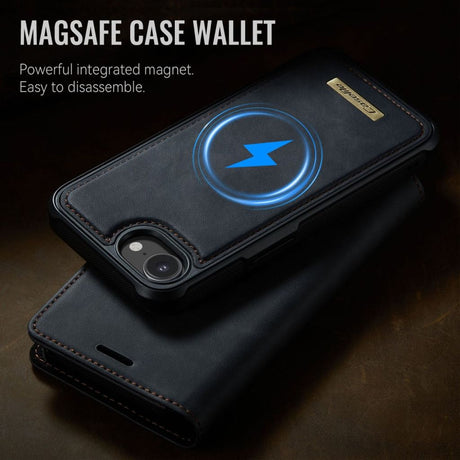 CaseMe iPhone 16e/iPhone 17e Etui C49 Series Svart
