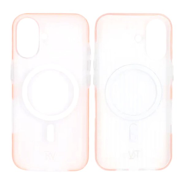 Rvelon iPhone 17 Deksel Korrugerte MagSafe Oransje