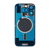 iPhone 16 Pro baksideglass med magnet og kameralinse - sandfarget titan