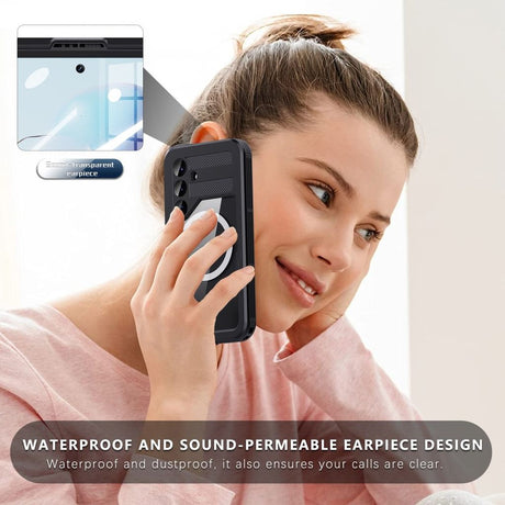 Redpepper Samsung Galaxy S25 Deksel Vanntett IP68 MagSafe Svart