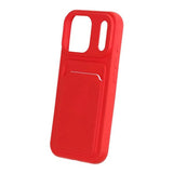 iPhone 17 Pro Deksel Kortholder Rød