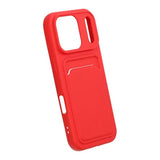 iPhone 17 Pro Deksel Kortholder Rød