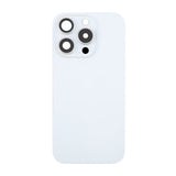 iPhone 16 Pro baksideglass med magnet og kameralinse - hvit titan