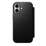 Nomad iPhone 17 Etui Modern Leather Folio Svart