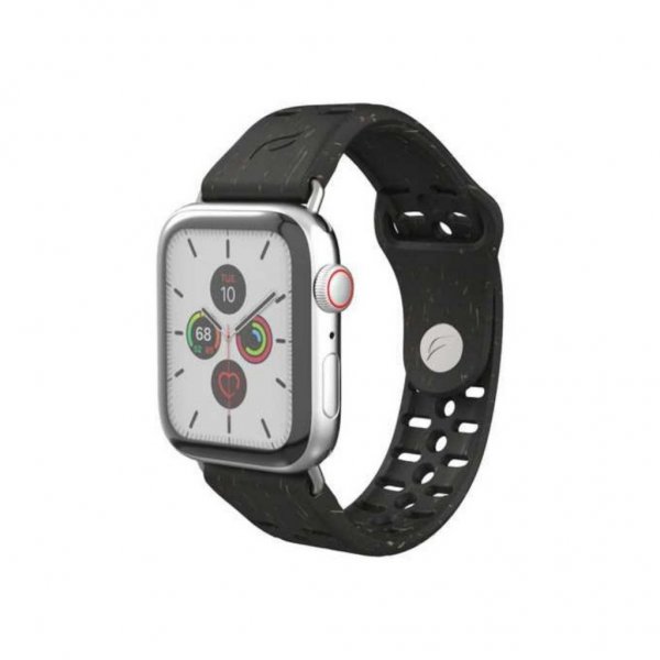 Pela Apple Watch 44/45/46mm/Apple Watch Ultra Vine Svart