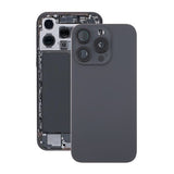 iPhone 16 Pro baksideglass med magnet og kameralinse - svart titan