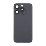 iPhone 16 Pro baksideglass med magnet og kameralinse - svart titan