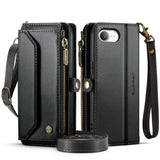 CaseMe iPhone 16e/iPhone 17e Etui C36 Series Svart