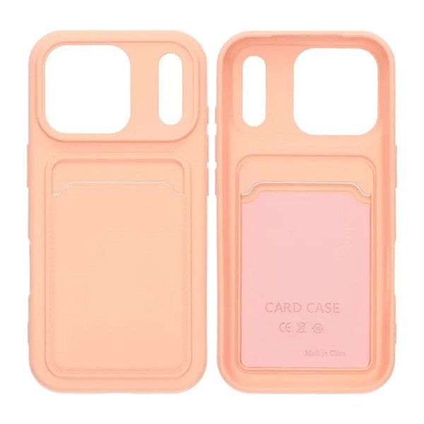 iPhone 17 Pro Deksel Kortholder Rosa