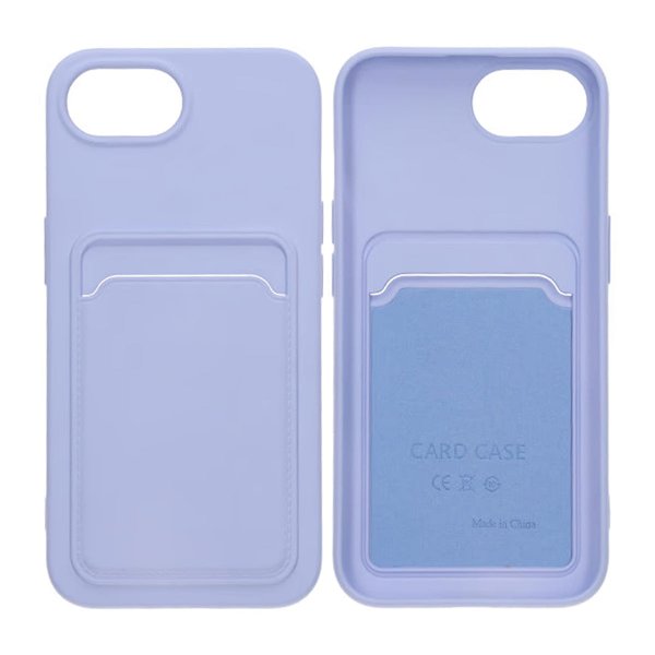 iPhone 16e/17e Deksel Kortholder Lilla