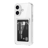 iPhone 17 Deksel Kortholder Transparent