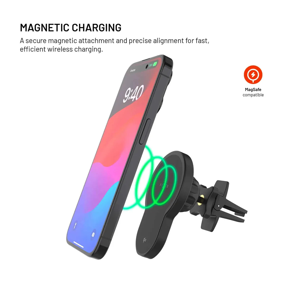 Fixed Mobilholder til bil MagClick2 15W Qi2