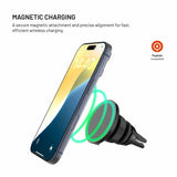 Fixed Mobilholder til bil MagRound3 Qi2.2 25W