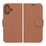 iPhone 17 Etui med Kortlomme stativfunksjon Brun