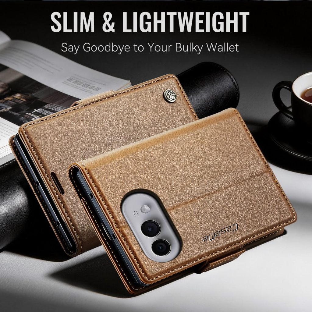 CaseMe iPhone Duo Etui 023 Series Brun