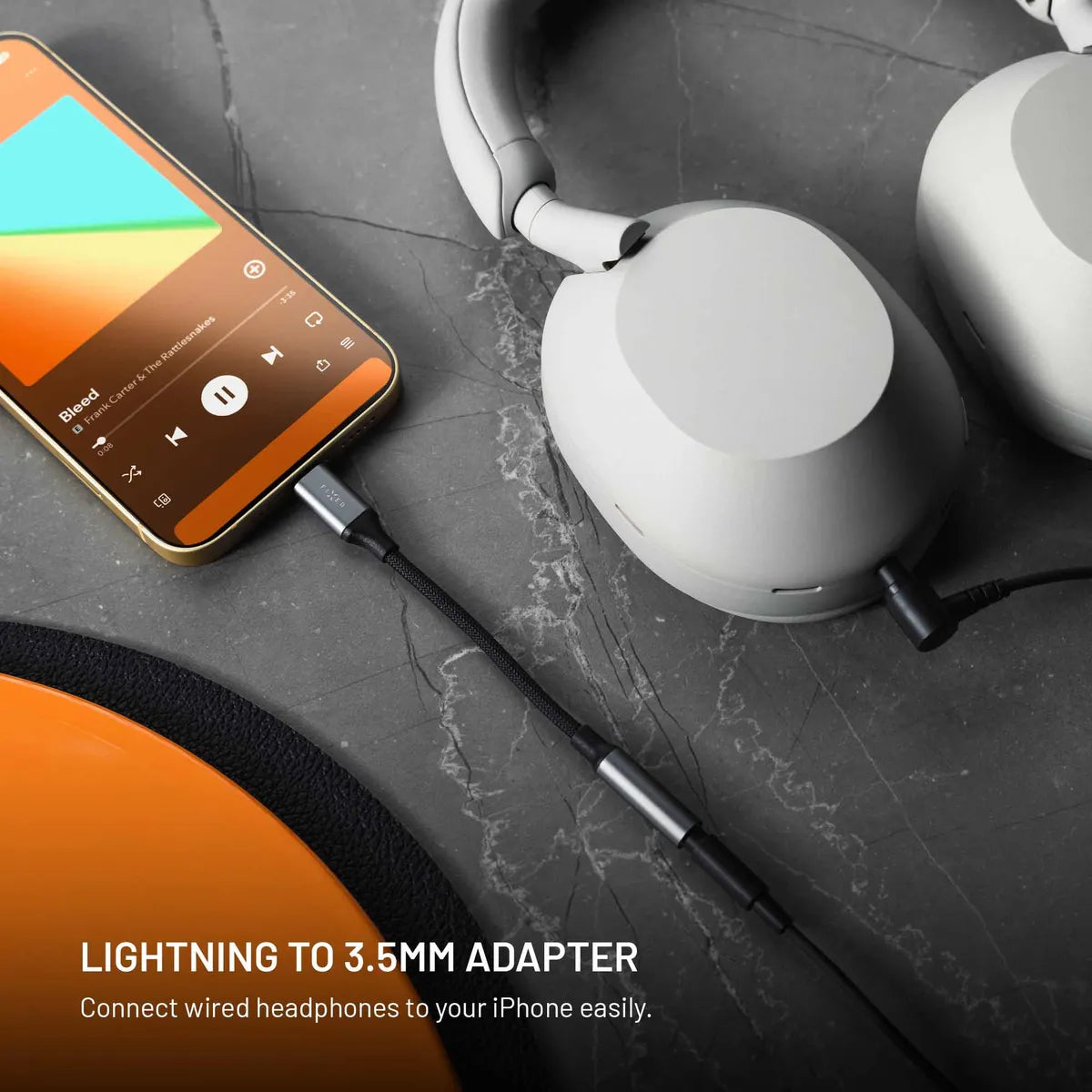 Fixed Lydadapter Link Premium Lightning til 3.5mm
