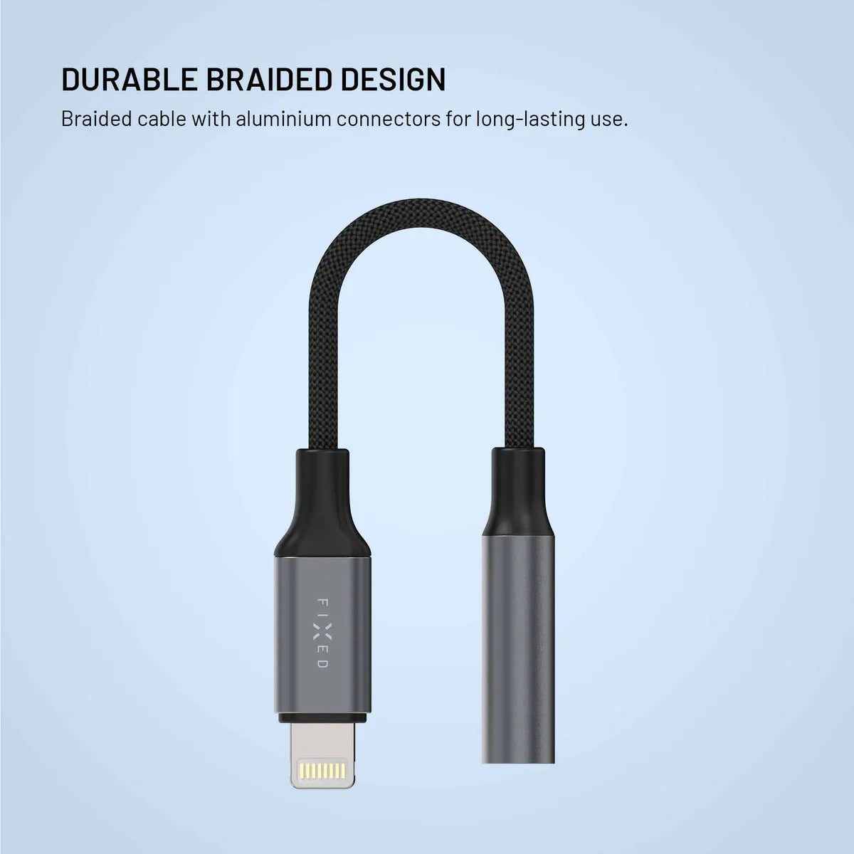 Fixed Lydadapter Link Premium Lightning til 3.5mm
