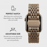 Burga Apple Watch 44/45/46mm/Ultra 49mm Armbånd Metal Gull