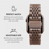 Burga Apple Watch 44/45/46mm/Ultra 49mm Armbånd Metal Rosegull
