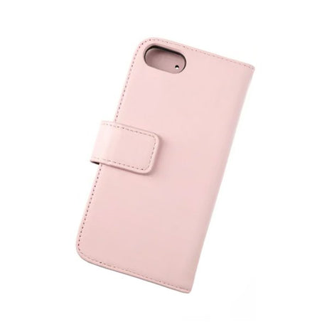 Rvelon iPhone 7/8/SE Etui Ekte skinn Kortlommer Rosa