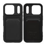 iPhone 17 Pro Deksel Kortholder Svart