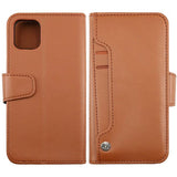 Rvelon iPhone 11 Etui 4 Kortlomme Brun