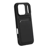 iPhone 17 Pro Deksel Kortholder Svart