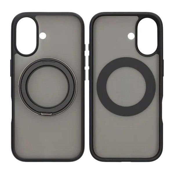 iPhone 17 Deksel Roterbart Stativ Svart