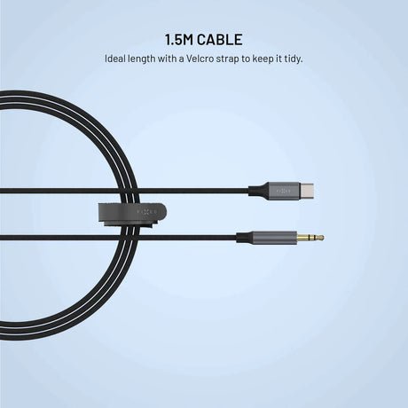Fixed Lydkabel Link Premium USB-C til 3.5mm 1.5m