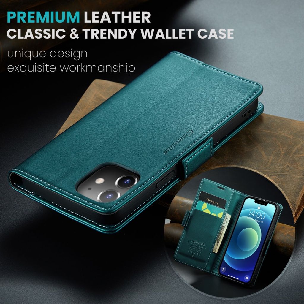 CaseMe iPhone 12 Mini Etui 023 Series Grønn