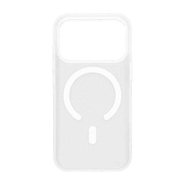 iPhone 17 Pro Max Deksel Kamerastøtfanger MagSafe Hvit