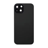iPhone 15 Plus baksideglass med smådeler - svart