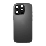 iPhone 16 Pro Max Bakglass med smådeler – Svart Titan
