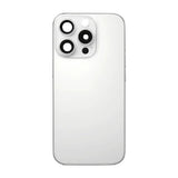 iPhone 16 Pro Max Bakside Glass med smådeler - Hvit Titan
