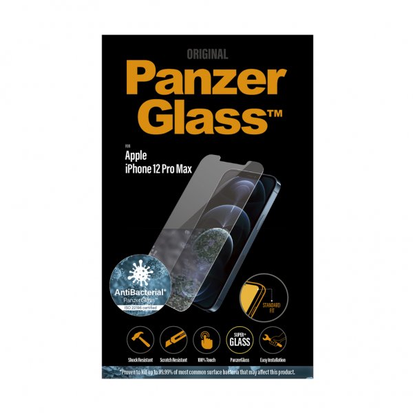 PanzerGlass iPhone 12 Pro Max Skjermbeskytter Standard Fit