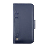 Rvelon iPhone 12/iPhone 12 Pro Etui Utbrettbar Kortlomme Blå