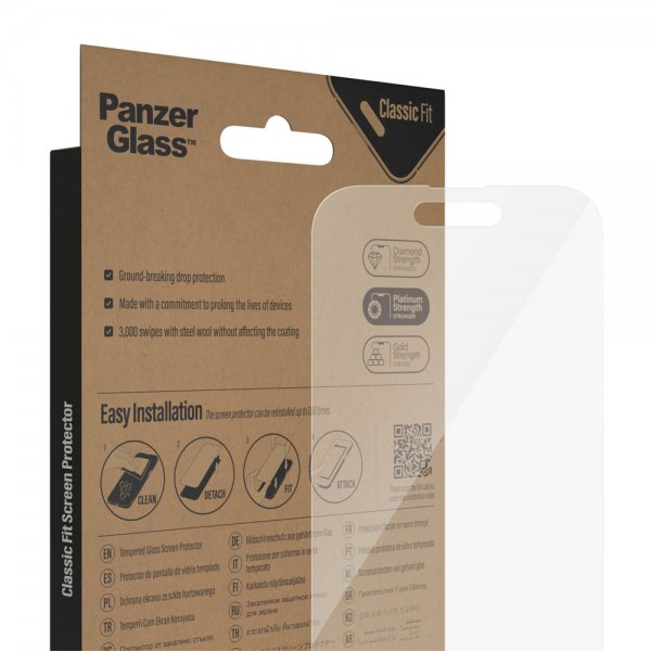PanzerGlass iPhone 14 Pro Skjermbeskytter Classic Fit