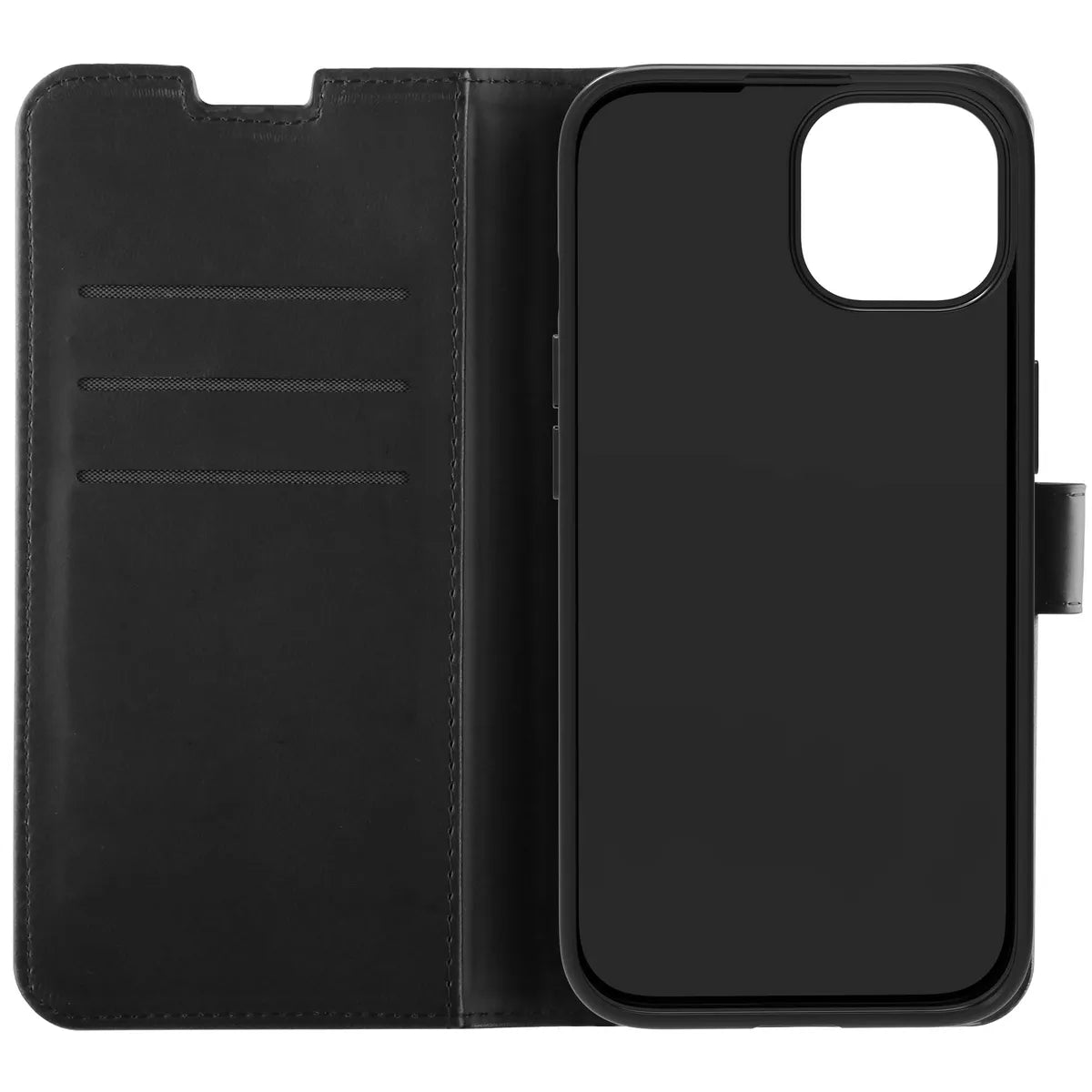 X2O iPhone 13/14/15 Etui Classic Wallet Svart