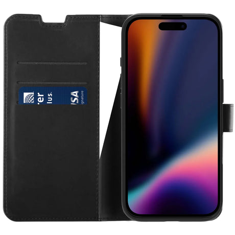 X2O iPhone 16 Etui Classic Wallet Svart