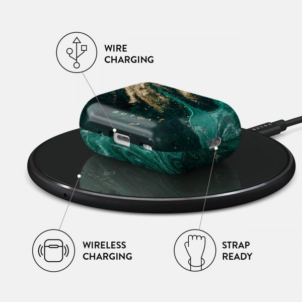 Burga AirPods Pro 2 Deksel Design Emerald Pool