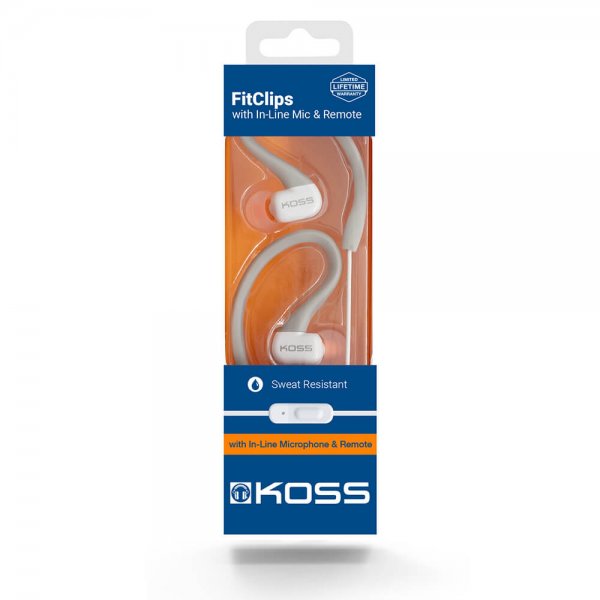 Koss Hodetelefoner KSC32i In Ear Mic Grå