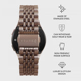 Burga Samsung Galaxy Watch 20mm Armbånd Metal Rosegull