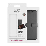 X2O Honor 600 Etui Classic Wallet Svart