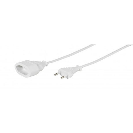 Vivanco Euro forlengelseskabel 3m Hvit