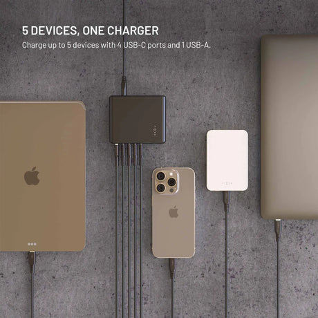 Fixed Skrivebordslaer GaN140 Charging Dock